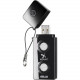 Asus Xonar U3 External Sound Box - External - UA100 - USB - 100 dB - 1 x Number of Audio Line In - 1 x Number of Audio Line Out - S/PDIF Out - RoHS Compliance XONAR_U3/UAD/B/A