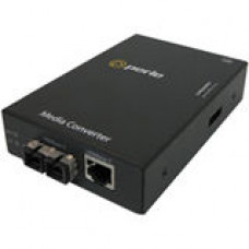 Perle S-100-S2SC40 Fast Ethernet Stand-Alone Media Converter - 1 x Network (RJ-45) - 1 x SC Ports - 10/100Base-TX, 100Base-EX - Rack-mountable, Wall Mountable, External, Rail-mountable - REACH, RoHS, WEEE Compliance 05050254