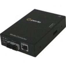 Perle S-100-S1SC40D Fast Ethernet Stand-Alone Media Converter - 1 x Network (RJ-45) - 1 x SC Ports - 10/100Base-TX, 100Base-BX - Wall Mountable, Rack-mountable, External, Rail-mountable - REACH, RoHS, WEEE Compliance 05050304