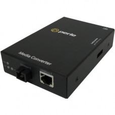 Perle S-1110-S1SC10U Media Converter - 1 x Network (RJ-45) - 10/100/1000Base-T, 1000Base-BX - Rack-mountable, Rail-mountable - REACH, RoHS, WEEE Compliance 05050674