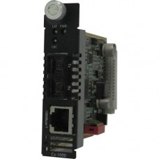 Perle CM-1000-S2SC40 Gigabit Ethernet Media Converter - 10/100/1000Base-T, 1000Base-EX - Internal - REACH, RoHS, WEEE Compliance 05052090