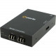 Perle S-1000MM-M2LC05 Transceiver - 2 x LC Ports - DuplexLC Port - 1000Base-SX - Rail-mountable, Rack-mountable, Wall Mountable - REACH, RoHS, WEEE Compliance 05060204