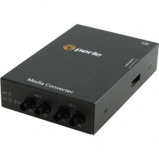Perle S-1000MM-M2ST05 Transceiver - 2 x ST Ports - 1000Base-SX - Rail-mountable, Rack-mountable, Wall Mountable - REACH, RoHS, WEEE Compliance 05060214