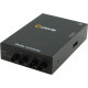 Perle S-1000MM-S2ST160 Media Converter - 2 x ST Ports - 1000Base-ZX, 1000Base-SX - Rail-mountable, Rack-mountable, Wall Mountable - REACH, RoHS, WEEE Compliance 05060464