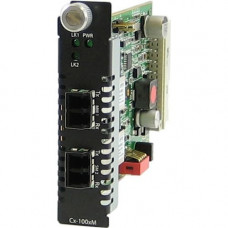 Perle C-1000MM-S2LC120 Media Convert - 2 x LC Ports - DuplexLC Port - 1000Base-SX, 1000Base-ZX - Internal - REACH, RoHS, WEEE Compliance 05061320