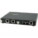 Perle SMI-1110-M2SC2 Media Converter - 2 x Network (RJ-45) - 1 x SC Ports - Management Port - 1000Base-LX, 10/100/1000Base-T - Rack-mountable, Rail-mountable, Wall Mountable 05070524