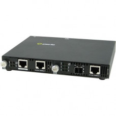 Perle SMI-1110-S2LC160 Gigabit Ethernet Media Converter - 2 x Network (RJ-45) - 1 x LC Ports - DuplexLC Port - Management Port - 10/100/1000Base-T, 1000Base-ZX - Rack-mountable, Wall Mountable, Rail-mountable - REACH, RoHS, WEEE Compliance 05070794