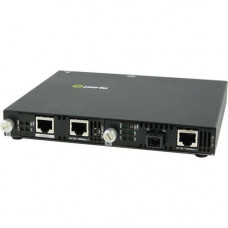 Perle SMI-1110-S1SC120U Media Converter - 2 x Network (RJ-45) - 1 x SC Ports - Management Port - 10/100/1000Base-T, 1000Base-BX - Rail-mountable, Rack-mountable, Wall Mountable - REACH, RoHS, WEEE Compliance 05070874