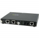 Perle SMI-110-S2ST20 Media Converter - 2 x Network (RJ-45) - 1 x ST Ports - Management Port - 100Base-TX, 100Base-FX - External, Rail-mountable, Rack-mountable, Wall Mountable - REACH, RoHS, WEEE Compliance 05070944