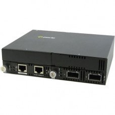 Perle 10 Gigabit Ethernet IP-Managed Stand-Alone Media Converter with Dual XFP Slots - Management Port - 10GBase-X - 2 x Expansion Slots - 2x XFP Slots - Wall Mountable, Rail-mountable, Rack-mountable - REACH, RoHS, WEEE Compliance 05071174