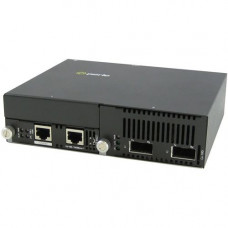 Perle 10 Gigabit Ethernet IP-Managed Stand-Alone Media Converter with Dual XFP Slots - Management Port - 10GBase-X - 2 x Expansion Slots - 2x XFP Slots - Wall Mountable, Rail-mountable, Rack-mountable - REACH, RoHS, WEEE Compliance 05071184