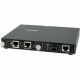 Perle SMI-1110-M1SC05D Transceiver/Media Converter - 1 x Network (RJ-45) - 1 x SC Ports - Management Port - 10/100/1000Base-T, 1000Base-BX - Rail-mountable, Wall Mountable, Rack-mountable, Desktop 05071264