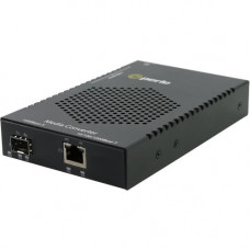 Perle S-1110HP-SFP Transceiver/Media Converter - 1 x Network (RJ-45) - Gigabit Ethernet - 1000Base-X, 10/100/1000Base-T - 1 x Expansion Slots - SFP (mini-GBIC) - 1 x SFP Slots - Rack-mountable, Rail-mountable, Wall Mountable, Standalone 05079344