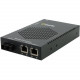 Perle S-1110DHP-SC05 Transceiver/Media Converter - 2 x Network (RJ-45) - 1 x SC Ports - DuplexSC Port - Multi-mode - Gigabit Ethernet - 1000Base-SX, 10/100/1000Base-T - Rack-mountable, Rail-mountable, Wall Mountable, Standalone 05079644