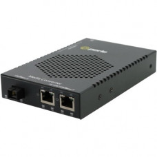 Perle S-1110DHP-SC160 Transceiver/Media Converter - 2 x Network (RJ-45) - 1 x SC Ports - DuplexSC Port - Single-mode - Gigabit Ethernet - 1000Base-ZX, 10/100/1000Base-T - Rack-mountable, Rail-mountable, Wall Mountable, Standalone 05079764
