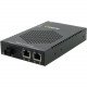 Perle S-1110DHP-SC40U Transceiver/Media Converter - 2 x Network (RJ-45) - 1 x SC Ports - SimplexSC Port - Single-mode - Gigabit Ethernet - 1000Base-BX, 10/100/1000Base-T - Rack-mountable, Rail-mountable, Wall Mountable, Standalone 05079844