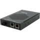 Perle S-1110DHP-SC70 Transceiver/Media Converter - 2 x Network (RJ-45) - 1 x SC Ports - DuplexSC Port - Single-mode - Gigabit Ethernet - 1000Base-ZX, 10/100/1000Base-T - Rack-mountable, Rail-mountable, Wall Mountable, Standalone 05079724