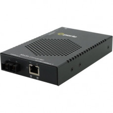 Perle S-1110DHP-SC10U-XT Transceiver/Media Converter - 2 x Network (RJ-45) - 1 x SC Ports - SimplexSC Port - Single-mode - Gigabit Ethernet - 1000Base-BX, 10/100/1000Base-T - Rack-mountable, Rail-mountable, Wall Mountable, Standalone 05079980