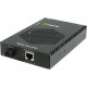 Perle S-1110P-S1SC40D Media Converter - 1x PoE (RJ-45) Ports - 1 x SC Ports - 1000Base-BX-D, 10/100/1000Base-T - Rail-mountable, Rack-mountable, Wall Mountable - REACH, RoHS, WEEE Compliance 05080194