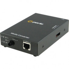 Perle S-110P-S1ST20U Transceiver/Media Converter - Network (RJ-45) - 1x PoE (RJ-45) Ports - 1 x ST Ports - Single-mode - Fast Ethernet - 100Base-BX-U, 10/100Base-T - Rack-mountable, Rail-mountable, Desktop, Wall Mountable 05080284