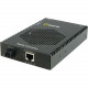 Perle S-1110PP-S1SC40D Media Converter - 1x PoE+ (RJ-45) Ports - 1 x SC Ports - 10/100/1000Base-T, 1000Base-BX-D - Rail-mountable, Rack-mountable - REACH, RoHS, WEEE Compliance 05081194