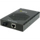 Perle S-1110PP-S1SC80D Media Converter - 1x PoE+ (RJ-45) Ports - 1 x SC Ports - 10/100/1000Base-T, 1000Base-BX-D - Rail-mountable, Rack-mountable - REACH, RoHS, WEEE Compliance 05081214