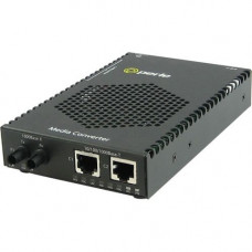 Perle S-1110DP-S2SC40 Media Converter - 2x PoE (RJ-45) Ports - 1 x SC Ports - 1000Base-EX, 10/100/1000Base-T - Rail-mountable, Rack-mountable, Wall Mountable - REACH, RoHS, WEEE Compliance 05082064