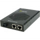 Perle S-1110DP-S1SC80U Media Converter - 2x PoE (RJ-45) Ports - 1 x SC Ports - 1000Base-BX-U, 10/100/1000Base-T - Rail-mountable, Rack-mountable, Wall Mountable - REACH, RoHS, WEEE Compliance 05082204