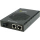 Perle S-1110DPP-S1SC40U Media Converter - 1 x Network (RJ-45) - 2 x SC Ports - 10/100/1000Base-T, 1000Base-BX-U - Rail-mountable, Rack-mountable - REACH, RoHS, WEEE Compliance 05083184