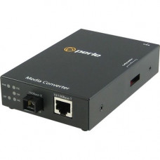 Perle S-110P-S1SC20U Media Converter - 1x PoE (RJ-45) Ports - 1 x SC Ports - 10/100Base-TX, 100Base-BX-U - Rail-mountable, Rack-mountable, Wall Mountable - REACH, RoHS, WEEE Compliance 05084114