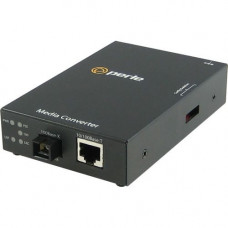 Perle S-110PP-S1SC40U Media Converter - 1x PoE+ (RJ-45) Ports - 1 x SC Ports - 10/100Base-TX, 100Base-BX-U - Rail-mountable, Rack-mountable, Wall Mountable - REACH, RoHS, WEEE Compliance 05085134