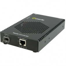 Perle S-1110PP-SFP-XT Media Converter - 1x PoE+ (RJ-45) Ports - 10/100/1000Base-T - 1 x Expansion Slots - 1 x SFP Slots - Rail-mountable, Rack-mountable, Desktop, Wall Mountable - REACH, RoHS, WEEE Compliance 05090660