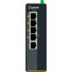 Perle IDS-105GPP - Industrial Ethernet Switch with Power Over Ethernet - 5 Ports - 2 Layer Supported - Twisted Pair - PoE Ports - Rail-mountable, Wall Mountable, Panel-mountable - 5 Year Limited Warranty 07011670