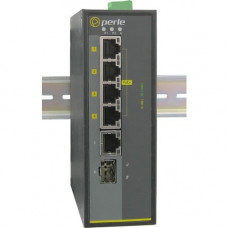 Perle IDS-105GPP-SFP-XT - with Power Over Ethernet - 6 Ports - 2 Layer Supported - Twisted Pair, Optical Fiber - Rail-mountable, Wall Mountable, Panel-mountable - 5 Year Limited Warranty 07011950