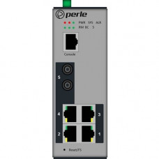 Perle IDS-205F - Managed Industrial Ethernet Switch with Fiber - 5 Ports - Manageable - 2 Layer Supported - Twisted Pair, Optical Fiber - Panel-mountable, Wall Mountable, Rail-mountable, Rack-mountable - 5 Year Limited Warranty 07012190