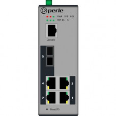 Perle IDS-305F - Managed Industrial Ethernet Switch with Fiber - 5 Ports - Manageable - 2 Layer Supported - Twisted Pair, Optical Fiber - Panel-mountable, Wall Mountable, Rail-mountable, Rack-mountable - 5 Year Limited Warranty 07012360