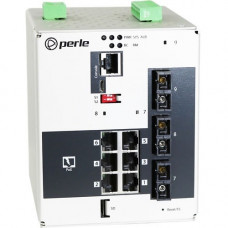 Perle IDS-509G3PP6-C2SD10-MD05 - Industrial Managed Power Over Ethernet Switch - 9 Ports - Manageable - 2 Layer Supported - Modular - Twisted Pair, Optical Fiber - DIN Rail Mountable, Rack-mountable, Panel-mountable, Wall Mountable - 5 Year Limited Warran