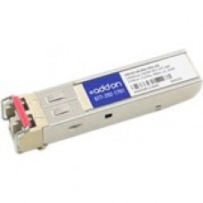 AddOn Calix 100-02138-BXU-HD1 Compatible TAA Compliant 1000Base-CWDM HD1 SFP Transceiver (SMF, 1590nm LTx/HRx, 80km, LC, DOM) - 100% compatible and guaranteed to work 100-02138-BXU-HD1-AO