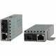 Omnitron Systems Miniature 10/100BASE-TX to 100BASE-FX Ethernet Media Converter - 1 x Network (RJ-45) - 1 x SC Ports - 100Base-FX, 10/100Base-TX - External, Wall Mountable 1110-3-6W