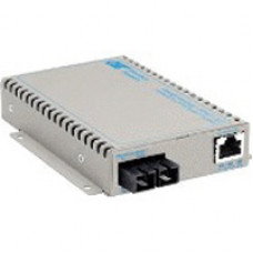 Omnitron MIConverter POE PD 10 100Base-T 100BX SMF-SF SC 13 15V DC, Ext. Temp. 1110D-2-19Z