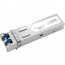 Axiom 1000BASE-ZX Extended Temp w/ DOM SFP Transceiver for Cisco - GLC-ZX-SMD - For Optical Network, Data Networking - 1 x 1000Base-ZX - Optical Fiber - 128 MB/s Gigabit Ethernet1 Gbit/s" GLC-ZX-SMD-AX