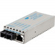 Omnitron Systems miConverter 1000Mbps Gigabit Ethernet Fiber Media Converter RJ45 SC Single-Mode 12km Wide Temp - 1 x 1000BASE-T, 1 x 1000BASE-LX, US AC Powered, Lifetime Warranty - RoHS, WEEE Compliance 1203-1-1W