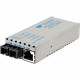 Omnitron Systems miConverter 1000Mbps Gigabit Ethernet Fiber Media Converter RJ45 SC Multimode 550m - 1 x 1000BASE-T, 1 x 1000BASE-SX, US AC Powered, Lifetime Warranty - RoHS, WEEE Compliance 1202-0-1