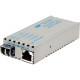 Omnitron Systems miConverter 1000Mbps Gigabit Ethernet Fiber Media Converter RJ45 LC Multimode 550m - 1 x 1000BASE-T, 1 x 1000BASE-SX, US AC Powered, Lifetime Warranty 1206-0-1