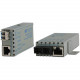 Omnitron Systems miConverter GX/T Transceiver/Media Converter - 1 x Network (RJ-45) - 1 x ST Ports - Multi-mode - Gigabit Ethernet - 1000Base-X, 10/100/1000Base-TX - Wall Mountable, Desktop 1220-0-9W