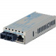 Omnitron Systems miConverter PoE/PD 10/100/1000 Gigabit Ethernet Fiber Media Converter RJ45 SC Multimode 550m - 1 x 10/100/1000BASE-T, 1 x 1000BASE-SX, US AC & PoE Powered, Lifetime Warranty 1222D-0-01