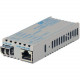 Omnitron Systems miConverter PoE/PD 10/100/1000 Gigabit Ethernet Fiber Media Converter RJ45 LC Single-Mode 12km - 1 x 10/100/1000BASE-T, 1 x 1000BASE-LX, US AC & PoE Powered, Lifetime Warranty 1227D-1-01