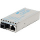 Omnitron Systems miConverter 10/100/1000 Gigabit Ethernet Single-Fiber Media Converter RJ45 SC Single-Mode BiDi 40km - 1 x 10/100/1000BASE-T; 1 x 1000BASE-BX-D (1550/1310); US AC Powered; Lifetime Warranty - RoHS, WEEE Compliance 1231-2-1