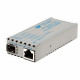 Omnitron Systems miConverter 10/100/1000 Gigabit Ethernet Fiber Media Converter RJ45 SFP - 1 x 10/100/1000BASE-T; 1 x 1000BASE-X (SFP); No Power Adapter; Lifetime Warranty - RoHS, WEEE Compliance 1239-0-0