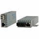 Omnitron Systems 10/100/1000BASE-T to 1000BASE-X Ethernet Media Converter - 1 x Network (RJ-45) - 10/100/1000Base-T, 1000Base-X - 1 x Expansion Slots - SFP - 1 x SFP Slots - External, Wall Mountable 1239-0-2